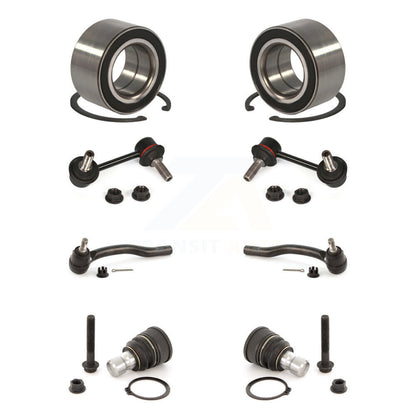 Kit de liaison de biellette de direction extérieure de rotule inférieure de roulement avant (8 pièces) pour Mazda CX-07-15