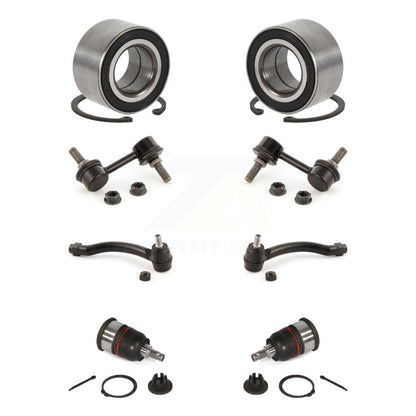 Kit de biellette de direction et de liaison extérieure de rotule inférieure de roulement avant (8 pièces) pour Acura T 04-06