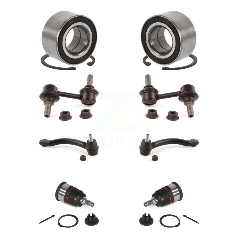 Kit de biellette de direction et de liaison extérieure de rotule inférieure de roulement avant (8 pièces) pour Acura T 07-08