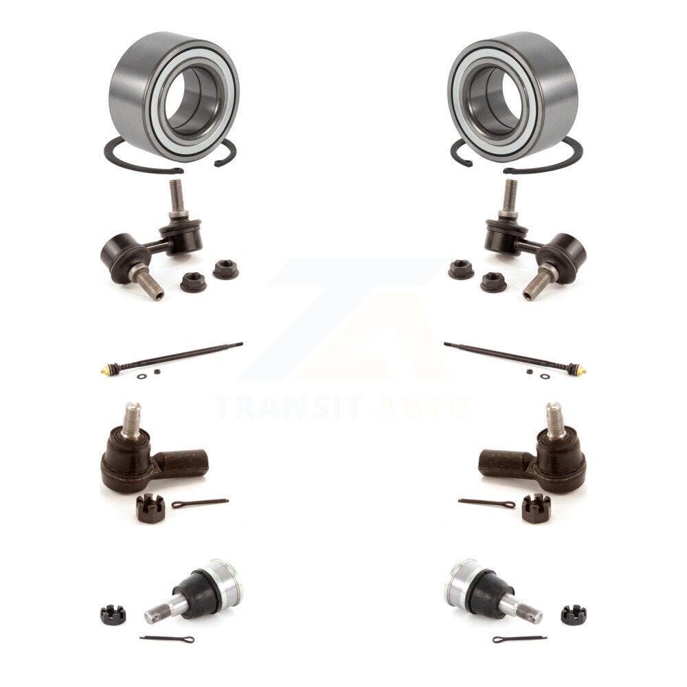 Kit de biellette de direction intérieure et extérieure de rotule inférieure de roulement avant pour Honda Element