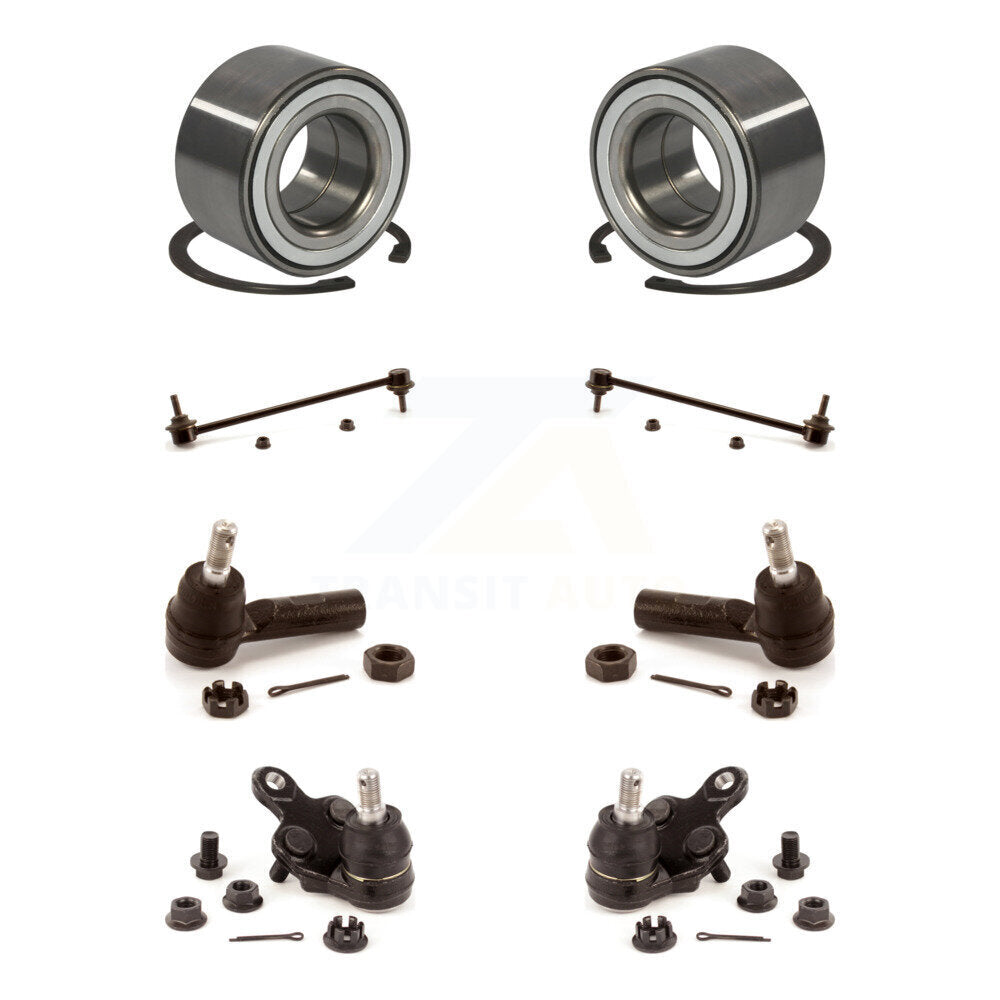 Kit de biellette de direction et de liaison extérieure de rotule inférieure de roulement avant (8 pièces) pour Toyota Sienna