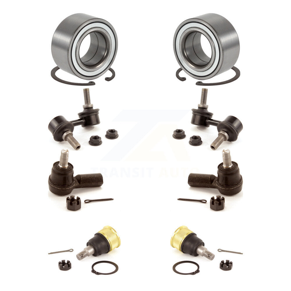 Kit de liaison de biellette de direction extérieure de rotule inférieure de roulement avant (8 pièces) pour Honda Element E