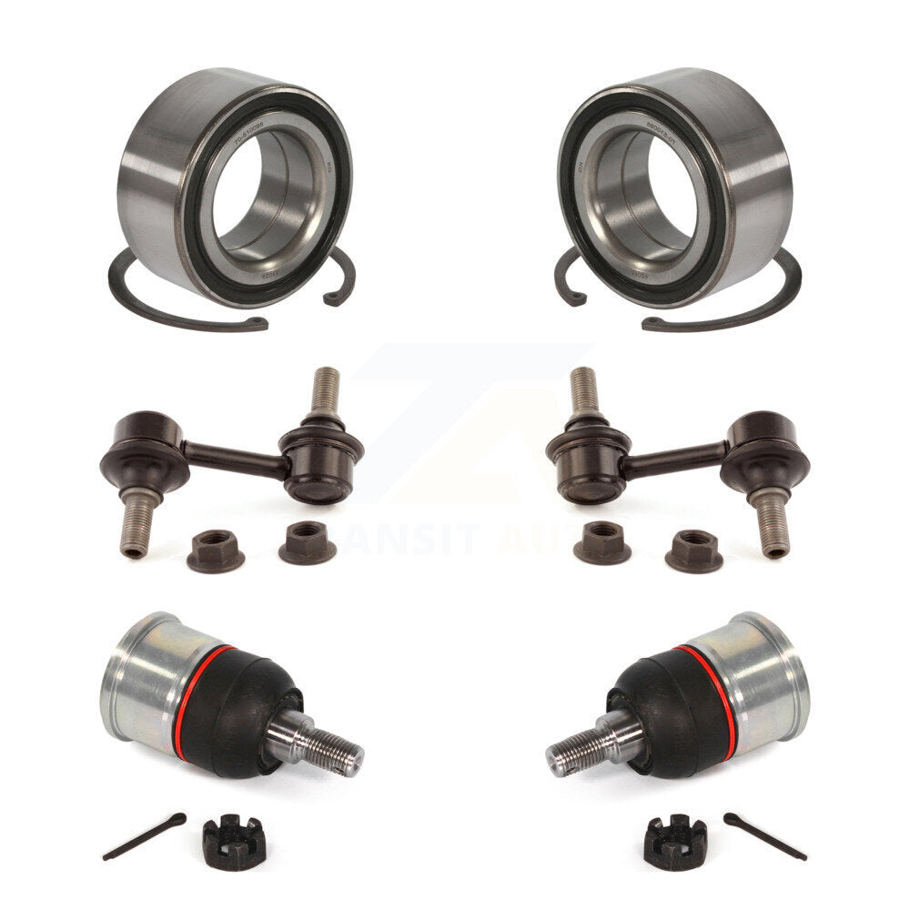 Kit de rotule inférieure de roulement de roue avant et de liaison de barre stabilisatrice pour Acura TL 2009 – 2014