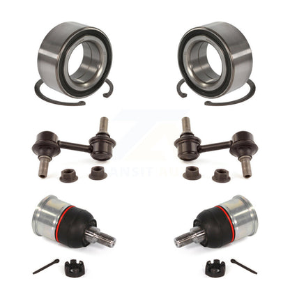 Kit de rotule inférieure de roulement de roue avant et de liaison de barre stabilisatrice pour Acura TL 2009 – 2014