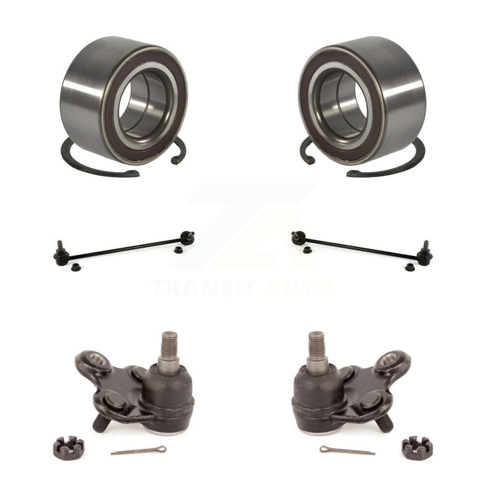 Kit de rotule inférieure de roulement de roue avant et de liaison de barre stabilisatrice pour Acura RD 2013 – 2018