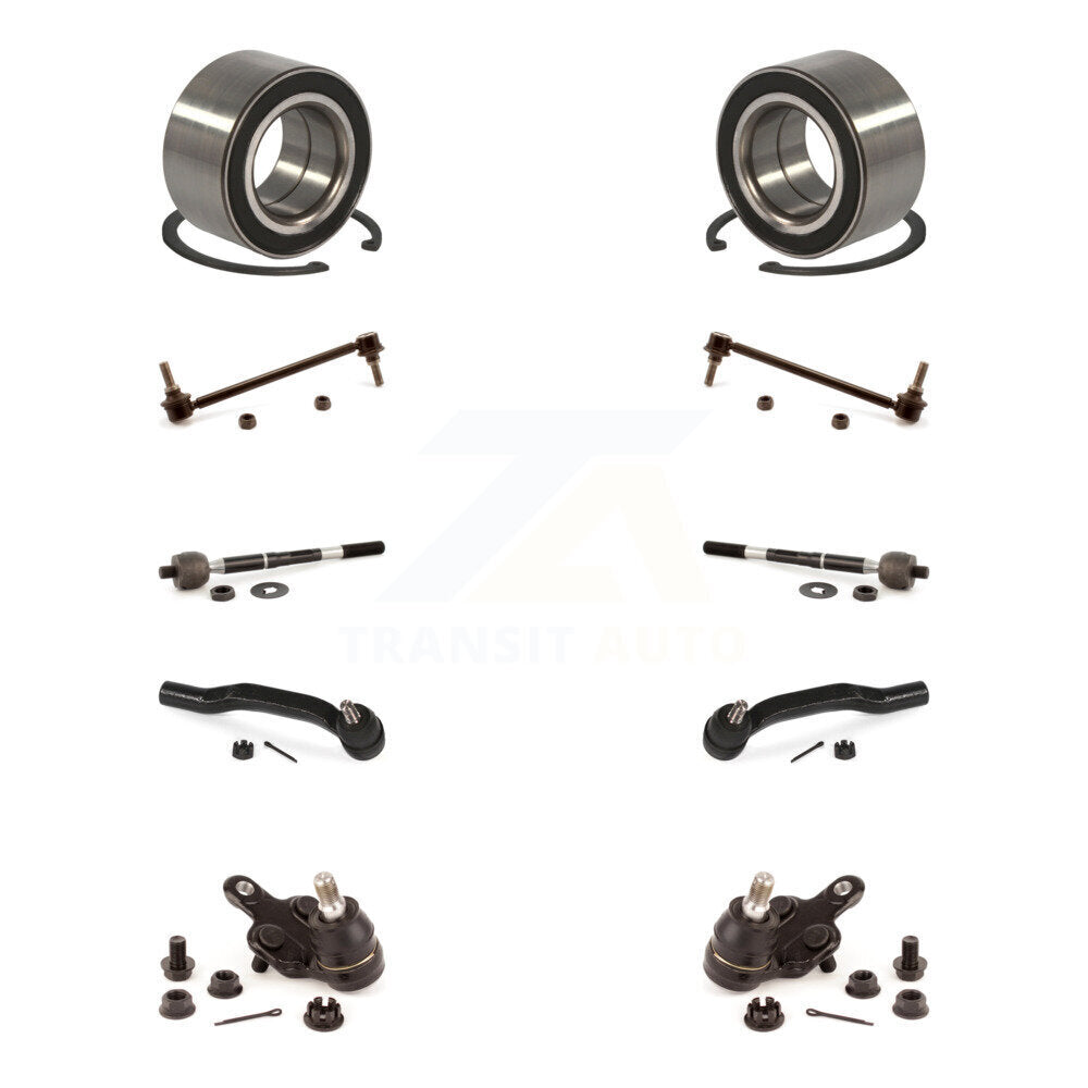 Kit de biellette de direction intérieure et extérieure de rotule inférieure de roulement avant pour Toyota Sienna