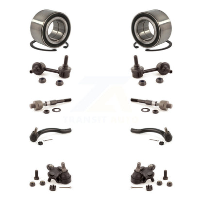 Kit de liaison de biellette de direction intérieure et extérieure, roulement avant, Joint à rotule inférieur, pour Honda Civic 1.3