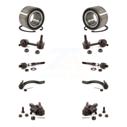 Kit de liaison de biellette de direction intérieure et extérieure, roulement avant, Joint à rotule inférieur, pour Honda Civic 1.8