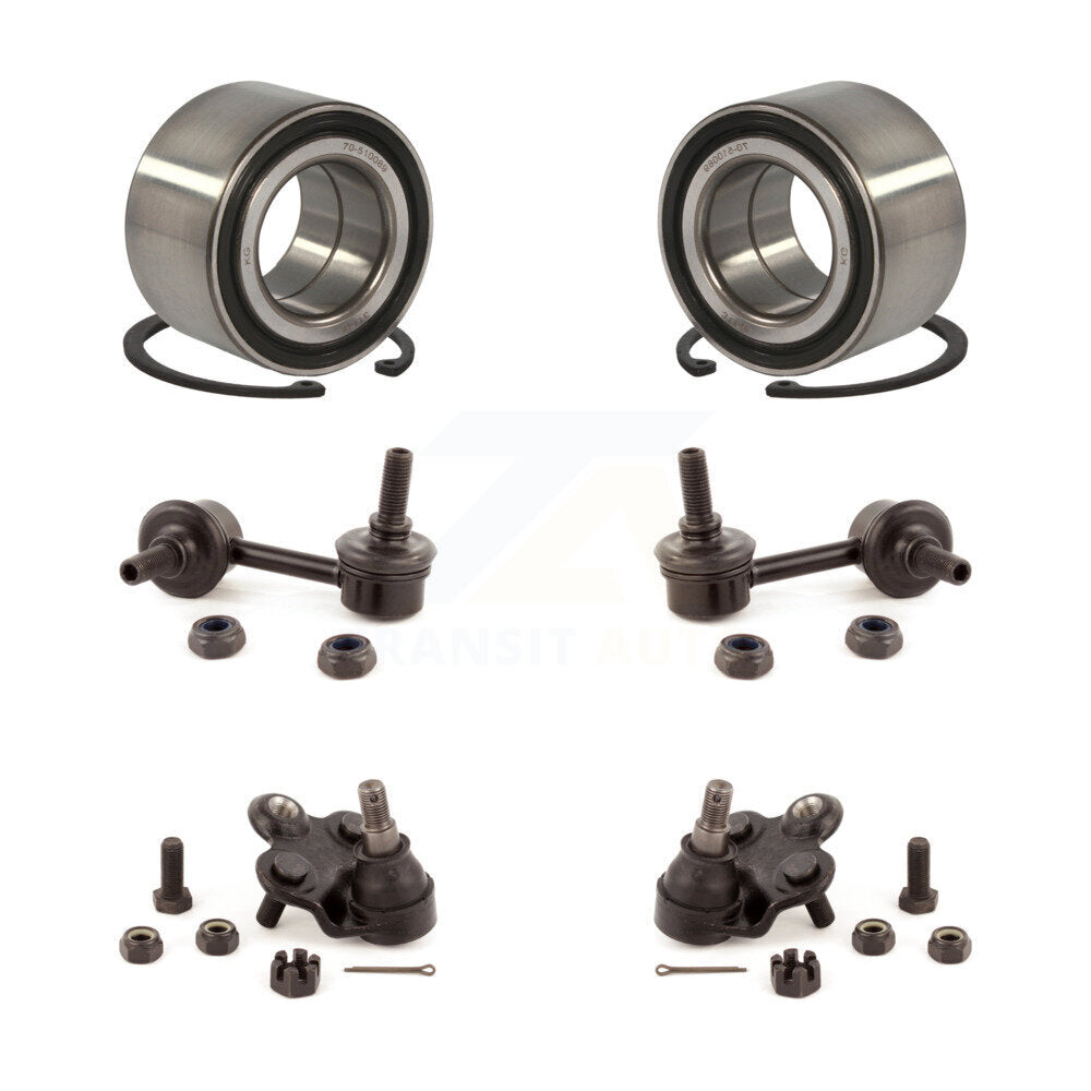 Kit de rotule inférieure et de liaison de roulement avant (6 pièces) pour Honda Civic 1,3 l 1,8 l 06-11