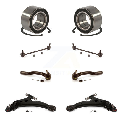 Kit de biellette de direction et de liaison extérieure, bras de commande inférieur, roulement avant (8 pièces) pour Toyota Camry