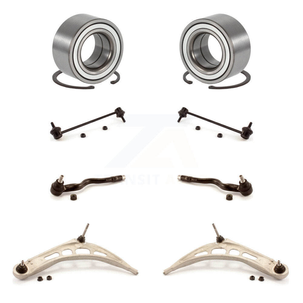 Kit de biellette de direction extérieure et de liaison de bras de commande inférieur de roulement avant (8 pièces) pour BMW 325i 330