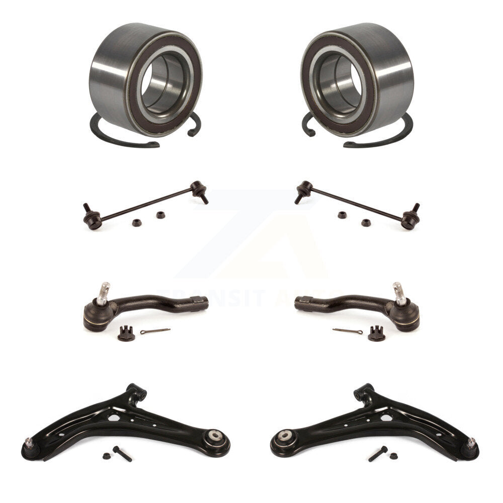 Kit de biellette de direction et de liaison extérieure, bras de commande inférieur à roulement avant (8 pièces) pour Mazda 11-14