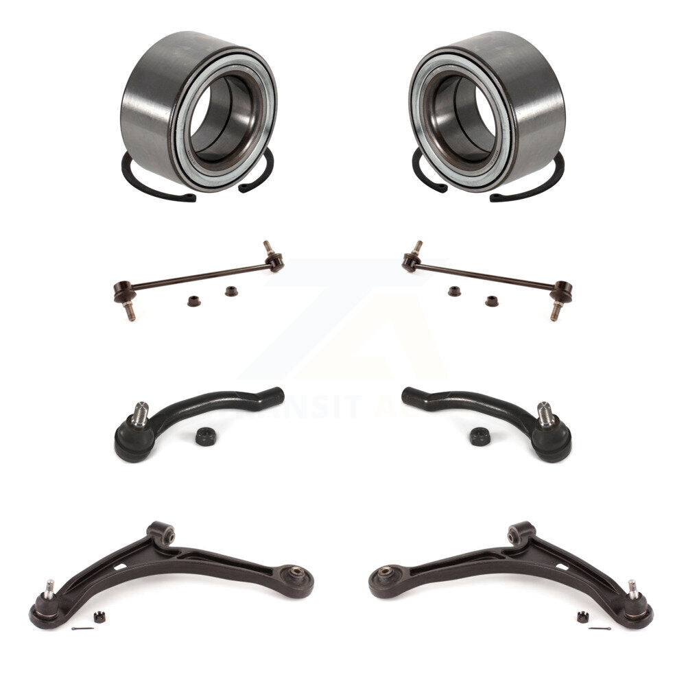 Kit de liaison de biellette de direction extérieure, bras de commande inférieur, roulement avant (8 pièces) pour Honda Pilot MD