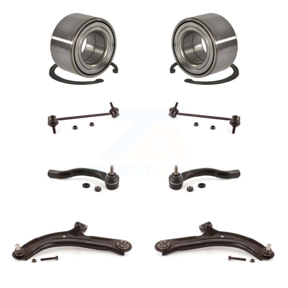 Kit de liaison de biellette de direction extérieure, bras inférieur de roulement avant (8 pièces) pour Nissan Versa 2010 – 2011