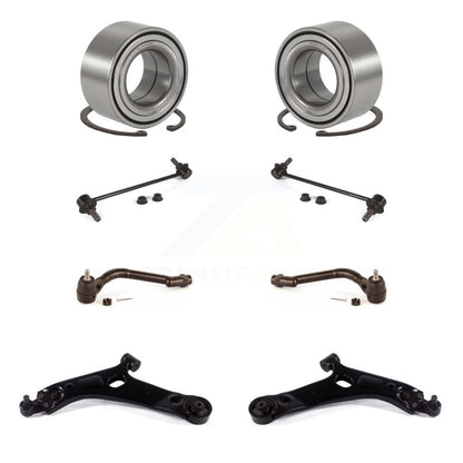 Kit de liaison de biellette de direction extérieure, bras de commande inférieur, roulement avant (8 pièces) pour Hyundai Tucson