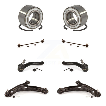 Kit de liaison de biellette de direction extérieure, bras de commande inférieur, roulement avant (8 pièces) pour Toyota Yaris C