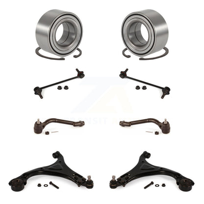 Kit de liaison de biellette de direction extérieure, bras de commande inférieur de roulement avant (8 pièces) pour Hyundai Sonata