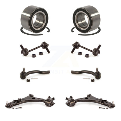 Kit de biellette de direction et de liaison extérieure, bras de commande inférieur, roulement avant (8 pièces) pour Ford Edge MK