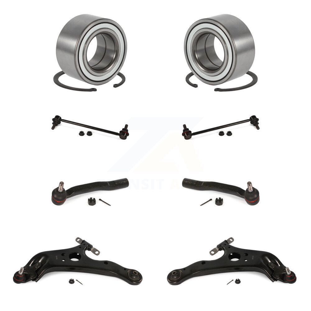 Kit de liaison de biellette de direction extérieure, bras inférieur de roulement avant (8 pièces) pour Toyota Sienn 2011 – 2020
