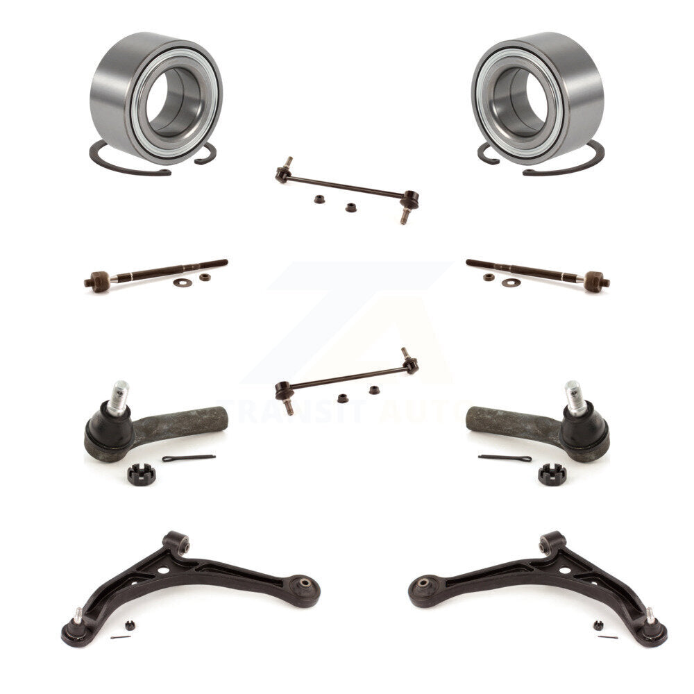 Kit de biellette de direction et de liaison intérieure extérieure de bras inférieur de roulement avant (10 pièces) pour Honda Odyssey