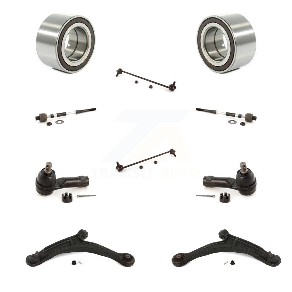 Kit de liaison de biellette de direction intérieure et extérieure de bras inférieur de roulement avant (10 pièces) pour Honda Ridgeline