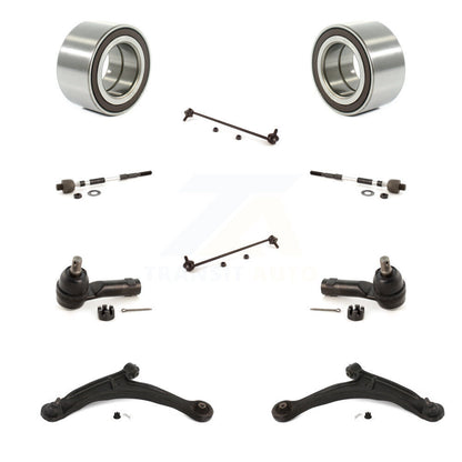Kit de liaison de biellette de direction intérieure et extérieure de bras inférieur de roulement avant (10 pièces) pour Honda Ridgeline