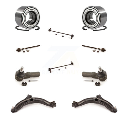 Kit de liaison de biellette de direction intérieure et extérieure de bras inférieur de roulement avant (10 pièces) pour Mazda MPV 02-06