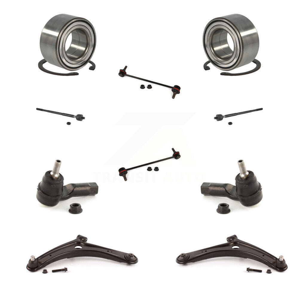 Kit de biellette de direction et de liaison intérieure extérieure de bras inférieur de roulement avant (10 pièces) pour Mitsubishi RV