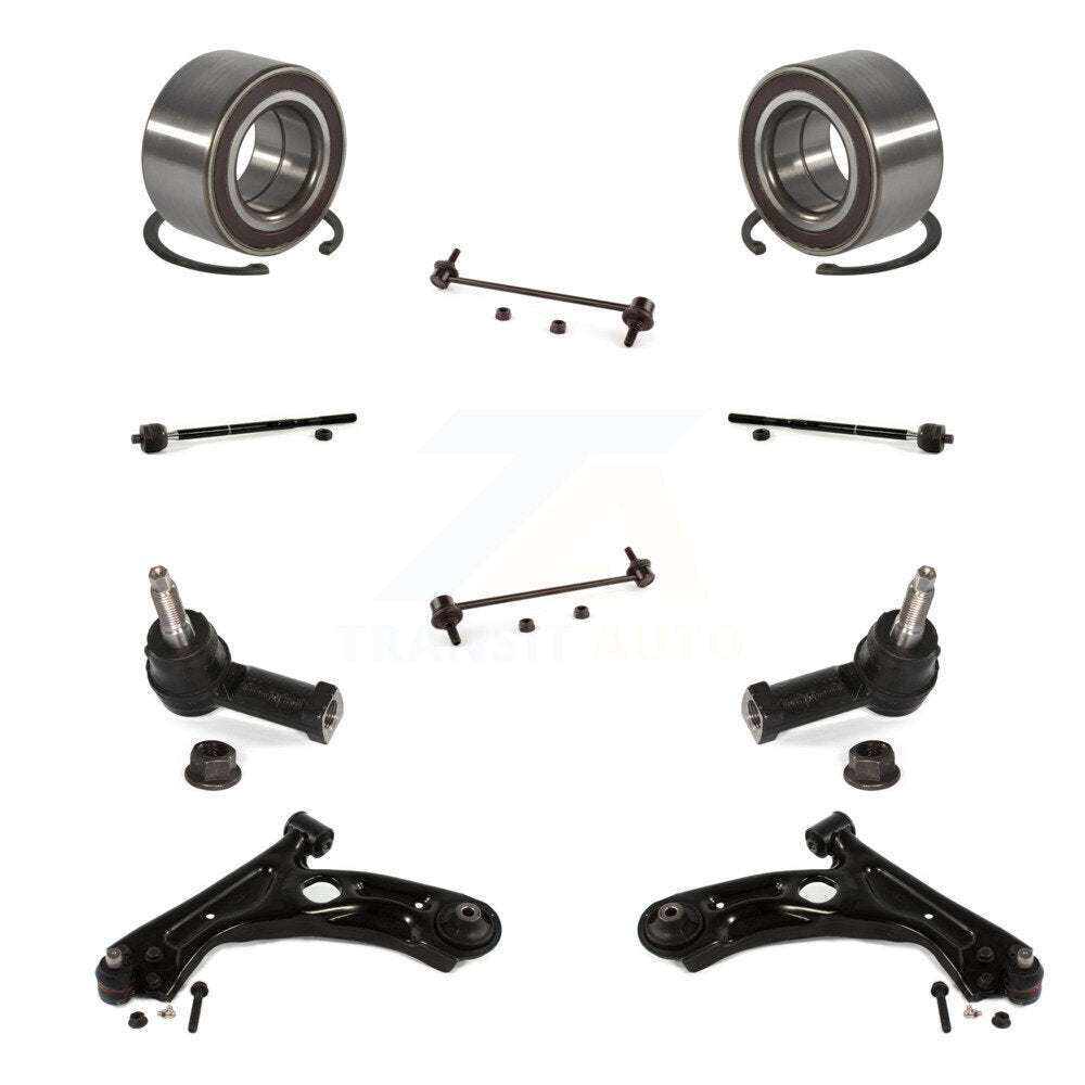 Kit de liaison de biellette de direction intérieure et extérieure de bras inférieur de roulement avant (10 pièces) pour Chevrolet Sonic