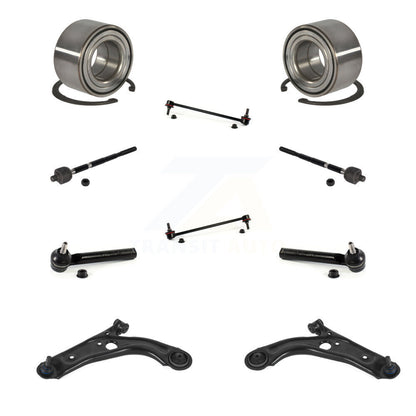 Kit de liaison de biellette de direction intérieure et extérieure, bras de commande inférieur, roulement avant (10 pièces) pour Fiat 50