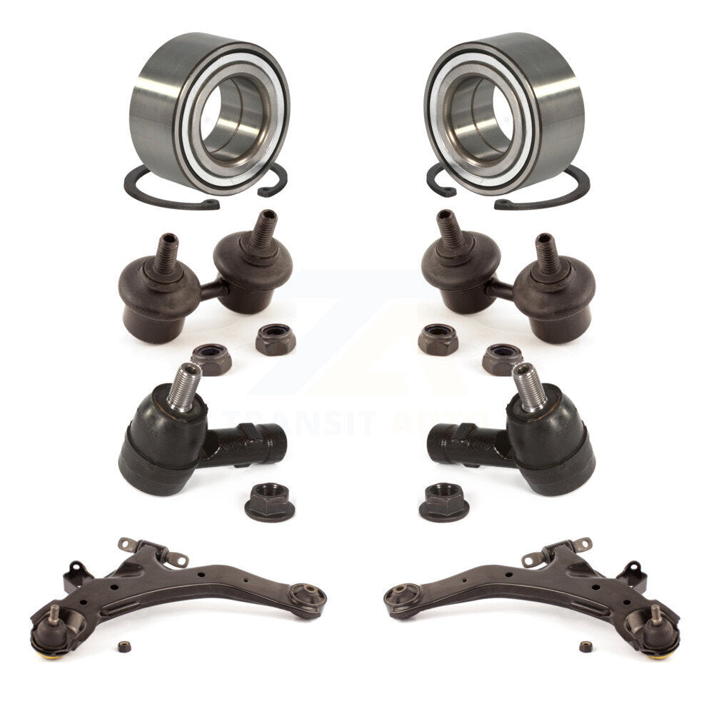 Kit de biellette de direction et de liaison extérieure, bras inférieur de roulement avant (8 pièces) pour Hyundai Elantr 01-06