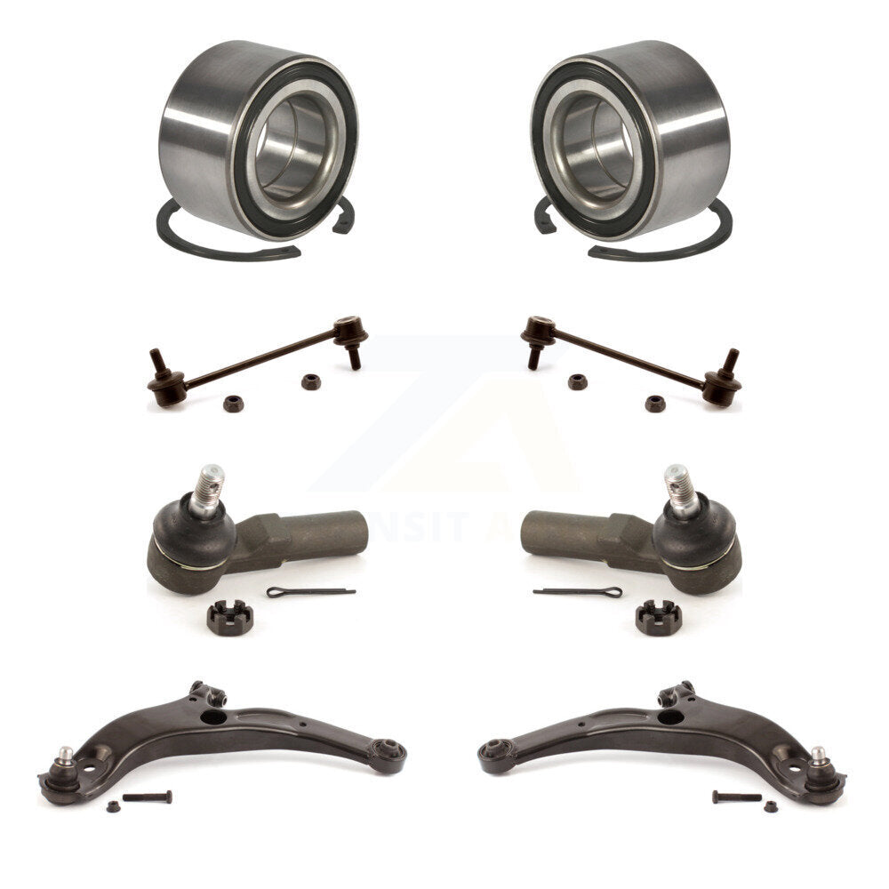 Kit de liaison de biellette de direction extérieure, bras inférieur de roulement avant (8 pièces) pour Mazda Proteg 1999 – 2000