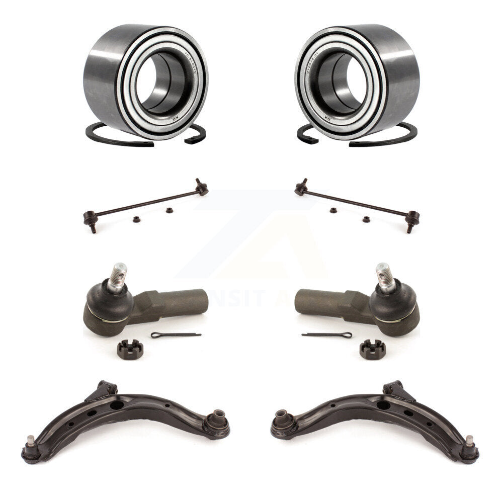 Kit de liaison de biellette de direction extérieure, bras de commande inférieur à roulement avant (8 pièces) pour Mazda MP 02-06