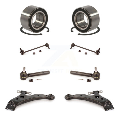 Kit de liaison d'extrémité de biellette de direction extérieure, bras de commande inférieur, roulement avant (8 pièces) pour Lexus RX35