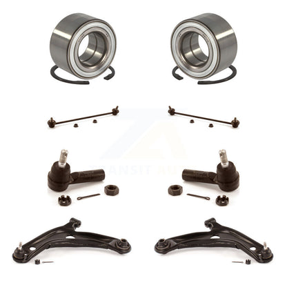 Kit de liaison de biellette de direction extérieure, bras de commande inférieur, roulement avant (8 pièces) pour Toyota Yaris C