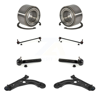 Kit de liaison de biellette de direction extérieure, roulement de roue avant, bras de commande inférieur (8 pièces) pour Fiat 500