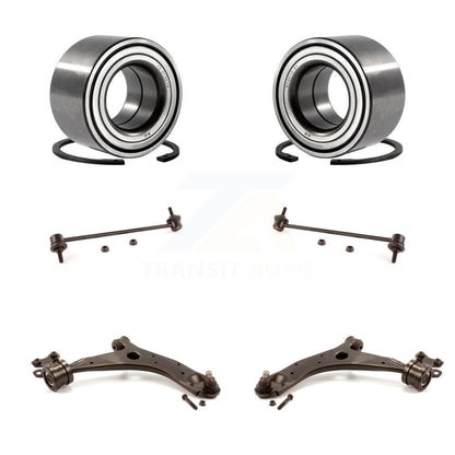 Bras de commande inférieur à roulement avant avec rotule et Kit de liaison de barre stabilisatrice pour Mazda 3