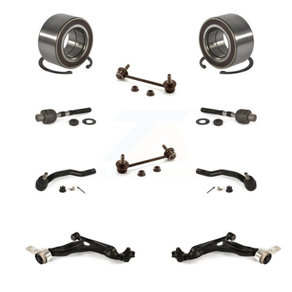 Kit de liaison de biellette de direction intérieure et extérieure, bras de commande inférieur, roulement avant (10 pièces) pour Mazda 6