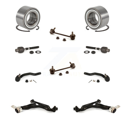 Kit de liaison de biellette de direction intérieure et extérieure, bras de commande inférieur, roulement avant (10 pièces) pour Mazda 6