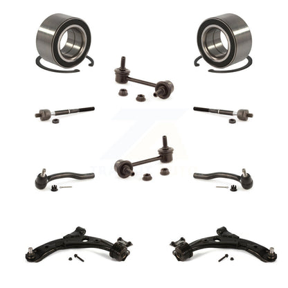 Kit de liaison de biellette de direction intérieure et extérieure de bras inférieur de roulement avant (10 pièces) pour Mazda CX-07-12