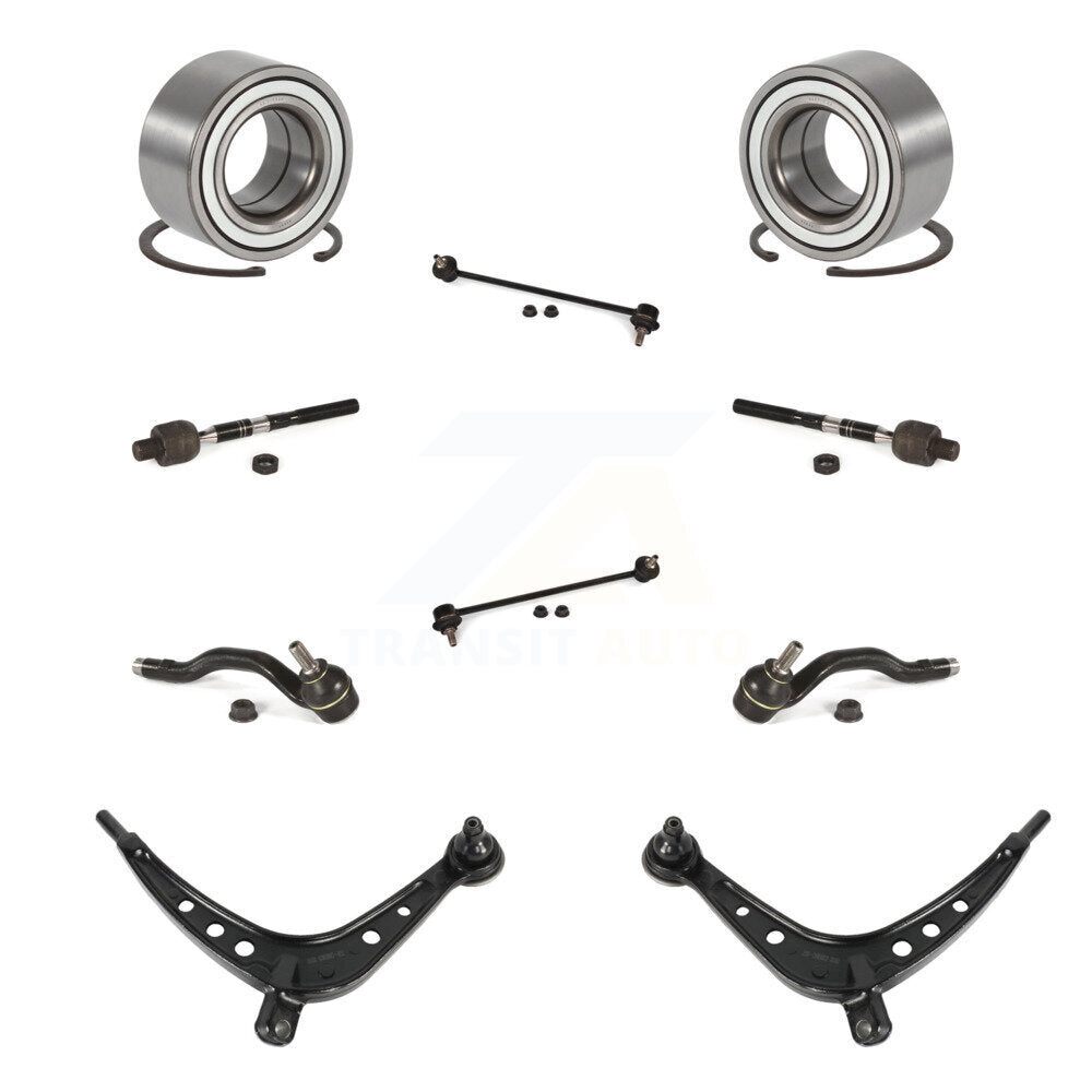 Kit de liaison de biellette de direction intérieure et extérieure de bras inférieur de roulement avant (10 pièces) pour BMW 325xi 330xi
