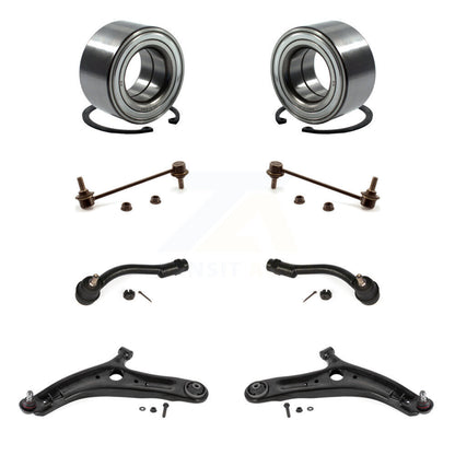 Kit de liaison de biellette de direction extérieure, roulement de roue avant, bras de commande inférieur (8 pièces) pour Kia Soul