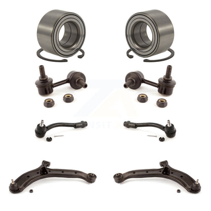 Kit de liaison de biellette de direction extérieure, bras de commande inférieur, roulement avant (8 pièces) pour Hyundai Accent