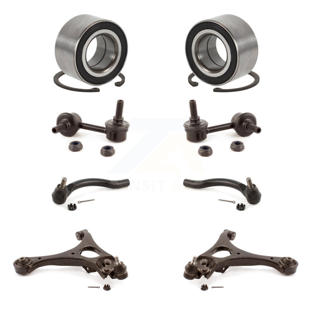 Kit de liaison de biellette de direction extérieure, bras de commande inférieur à roulement avant (8 pièces) pour Acura CS 06-11