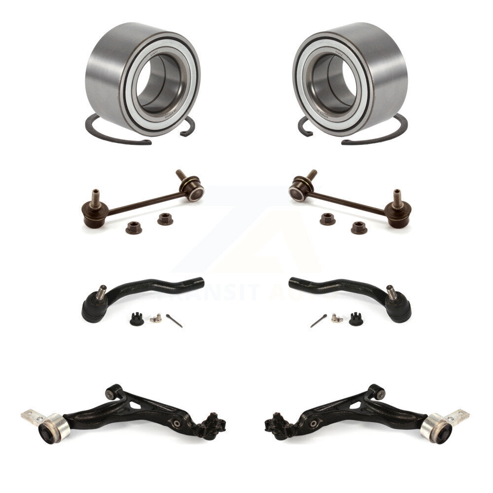 Kit de biellette de direction et de liaison extérieure, bras de commande inférieur, roulement avant (8 pièces) pour Mazda 6 3,7 l