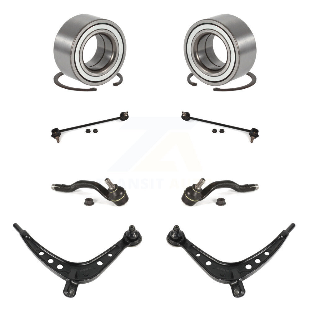Kit de liaison de biellette de direction extérieure, bras de commande inférieur de roulement avant (8 pièces) pour BMW 325xi 330x