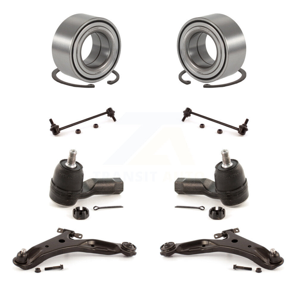 Kit de liaison de biellette de direction extérieure, bras inférieur de roulement avant (8 pièces) pour Hyundai Santa Fe 01-06