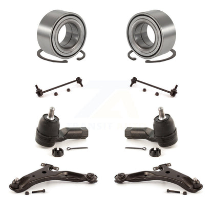 Kit de liaison de biellette de direction extérieure, bras inférieur de roulement avant (8 pièces) pour Hyundai Santa Fe 01-06