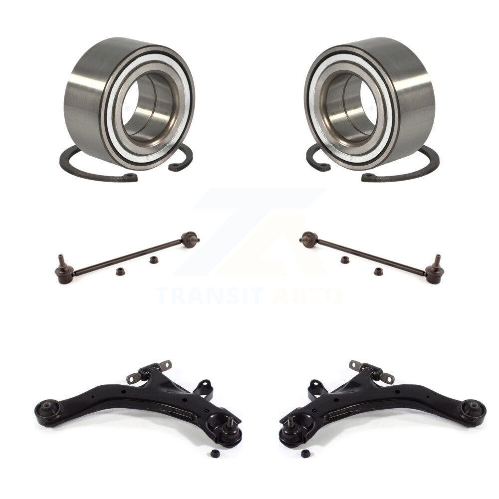 Kit de bras de commande inférieur et de liaison de roulement avant (6 pièces) pour Hyundai Tiburon 2.0L 03-08
