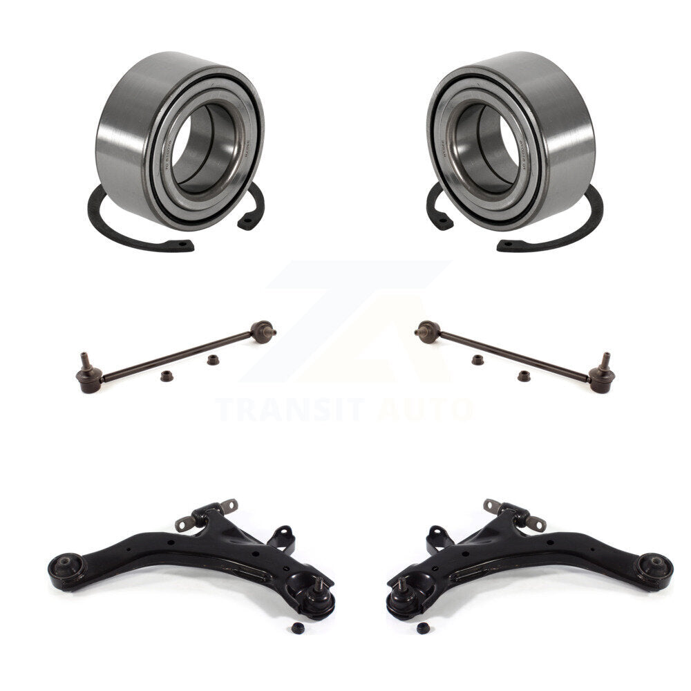 Kit de bras de commande inférieur et de liaison de roulement avant (6 pièces) pour Hyundai Tiburon 2,7 l 03-08